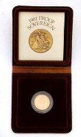Lot 342 - 1981 proof sovereign.