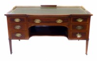 Lot 509 - Edwardian mahogany writing desk