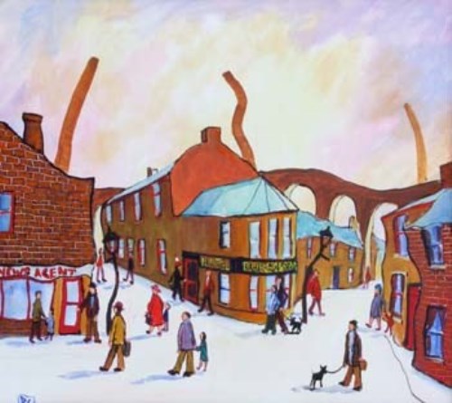 Lot 498 - Peter Chippendale, The Duke of York Hotel, oil.