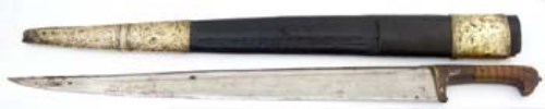 Lot 33 - Afghan sword or Khyber knife, 19th cent.