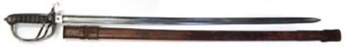 Lot 38 - 1822 pattern light cavalry sword (broad arrow).