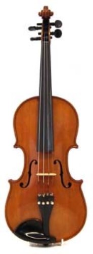 Lot 47 - Violin after Amarti with bow and case.