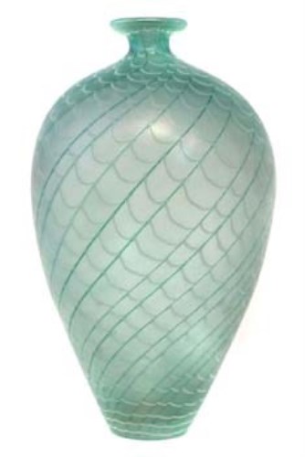 Lot 54 - Kosta Boda glass vase.