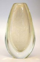 Lot 79 - Serguso pear drop vase.