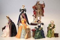 Lot 136 - Royal Doulton Henry VIII and wives