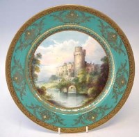 Lot 149 - Minton plaque signed A. Holland painted with