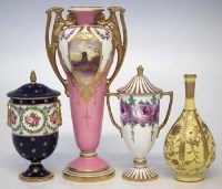 Lot 157 - Four Minton vases.