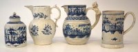 Lot 200 - Pearlware circa 1790 - 1800   to include two jugs