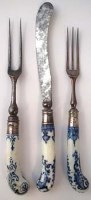 Lot 228 - Saint Cloud knife and two forks circa