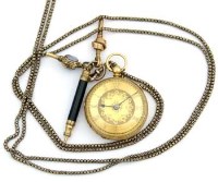Lot 337 - English lever key wind pocket watch in 18ct gold