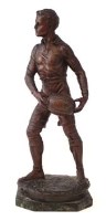 Lot 23 - Spelter rugby player.