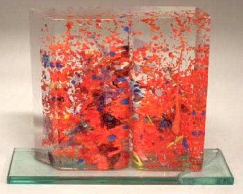 Lot 64 - Rene Roubicek glass sculpture   in the form of an