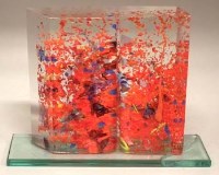 Lot 64 - Rene Roubicek glass sculpture   in the form of an