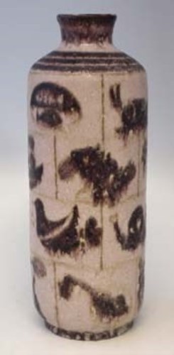 Lot 88 - Gambone vase   decorated with abstract patterns