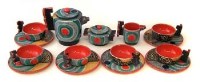 Lot 96 - Modern design coffee set possibly by Vallauris