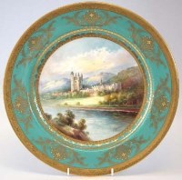 Lot 137 - Minton plaque signed A. Holland painted with