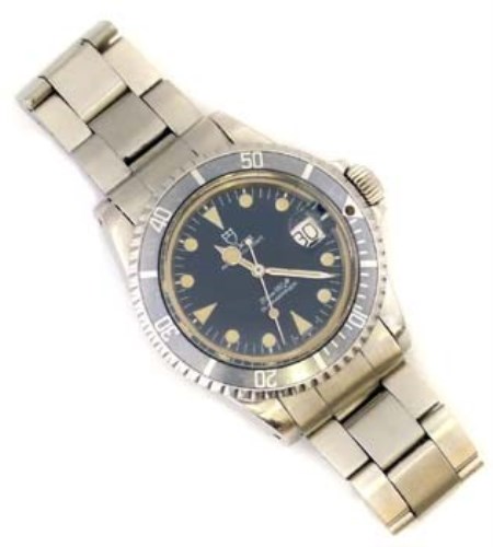 Lot 230 - Tudor Oysterdate Submariner wrist watch.