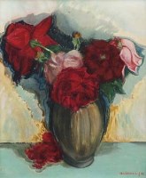 Lot 259 - James Arundel, Floral still life, oil.