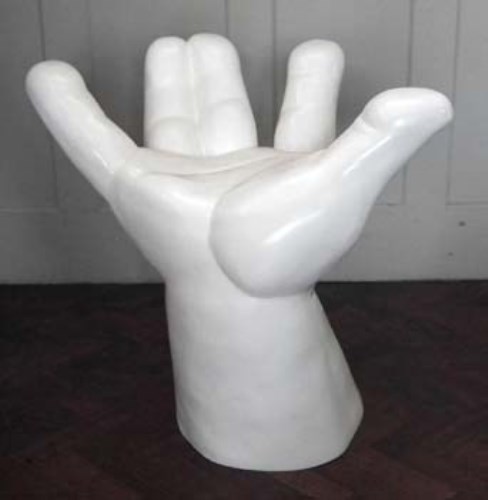 fiberglass hand chair