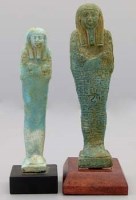 Lot 7 - Two Egyptian ushabtis.