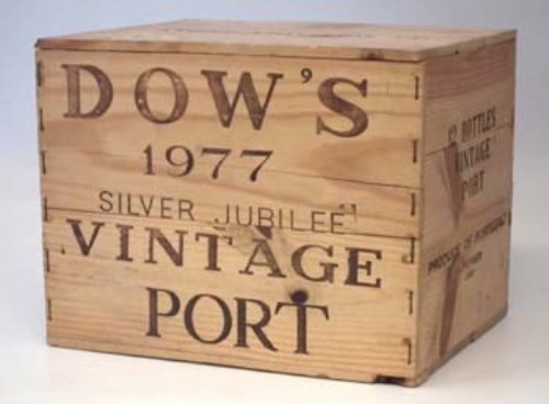 Lot 78 - Case of Twelve Bottles 1977 Dow's Silver Jubilee