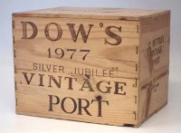 Lot 78 - Case of Twelve Bottles 1977 Dow's Silver Jubilee