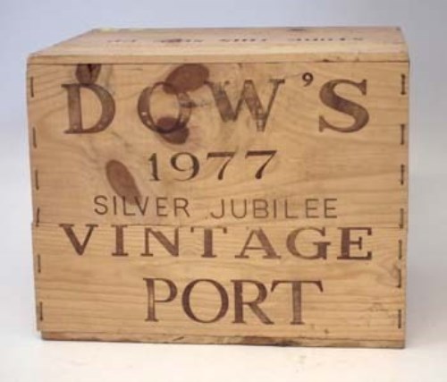 Lot 79 - Case of Twelve Bottles 1977 Dow's Silver Jubilee