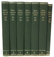 Lot 93 - N.G.S. Auction Sales, seven volumes.