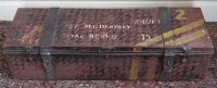 Lot 96 - British Army uniform trunk formally the property of General Sir Miles Dempsey GBE, KCB, DSO, MC