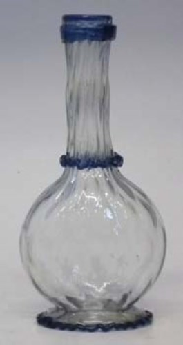 Lot 129 - Facon de Venise glass flask