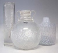 Lot 136 - Seguso vetri d'arte vase and two others
