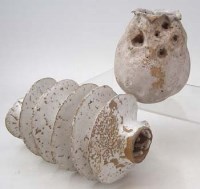 Lot 167 - Alan Wallwork vase   with pierced bag shaped body