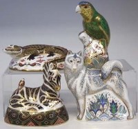Lot 173 - Four Boxed Crown Derby Paperweights