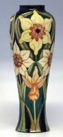 Lot 188 - Moorcroft daffodils vase.