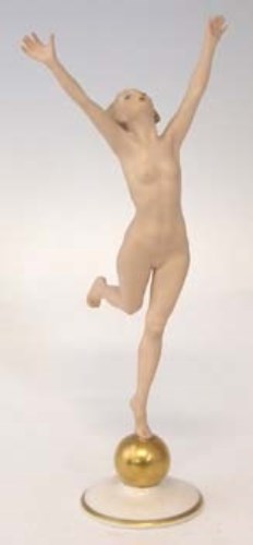 Lot 201 - Carl Tutter figure early backstamp