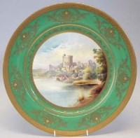 Lot 216 - Minton plaque signed A. Holland painted with