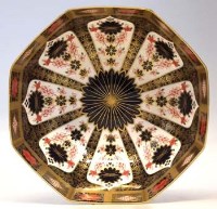 Lot 221 - Crown Derby octagonal bowl with box.