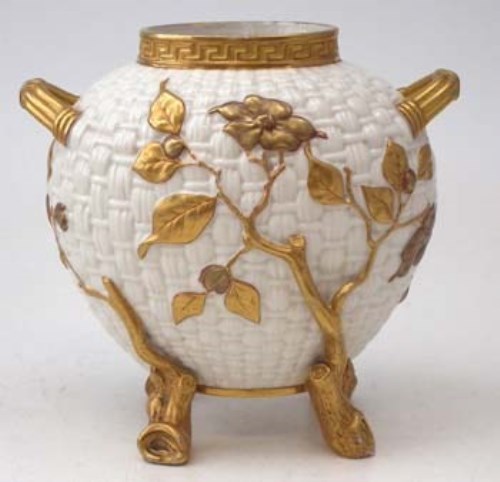 Lot 223 - Royal Worcester vase.