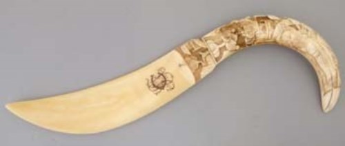 Lot 427 - Ivory Japanese paper knife