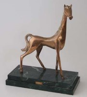 Lot 616 - John Mulvey, Stallion, bronze sculpture.