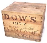 Lot 126 - Case of 12 1977 Dows Vintage Silver Jubilee Port.