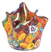 Lot 172 - Murano hankerchief vase.