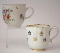 Lot 180 - Bristol coffee cup and a Caughley cup.