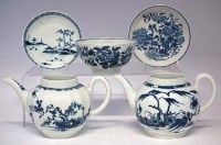 Lot 181 - Group of Worcester porcelain circa 1770   to