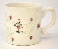 Lot 194 - Bow enamelled Prunis coffee can.