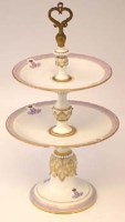 Lot 225 - Two tier comport possibly Russian.
