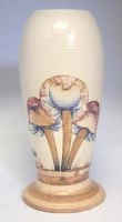 Lot 257 - Moorcroft vase  decorated with Toadstool pattern