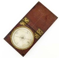 Lot 10 - Mahogany cased compass by Troughton, Fleet