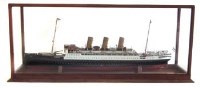 Lot 34 - Model ship of The Friede  displayed in mahogany