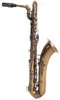 Lot 76 - Baritone saxophone by C. G. Conn Elkhart Indiana